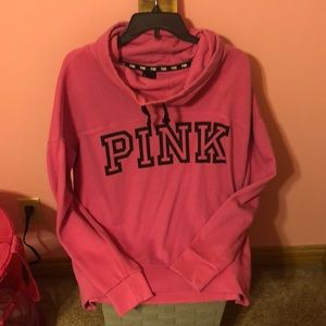 High Neck/Turtleneck PINK Sweatshirt